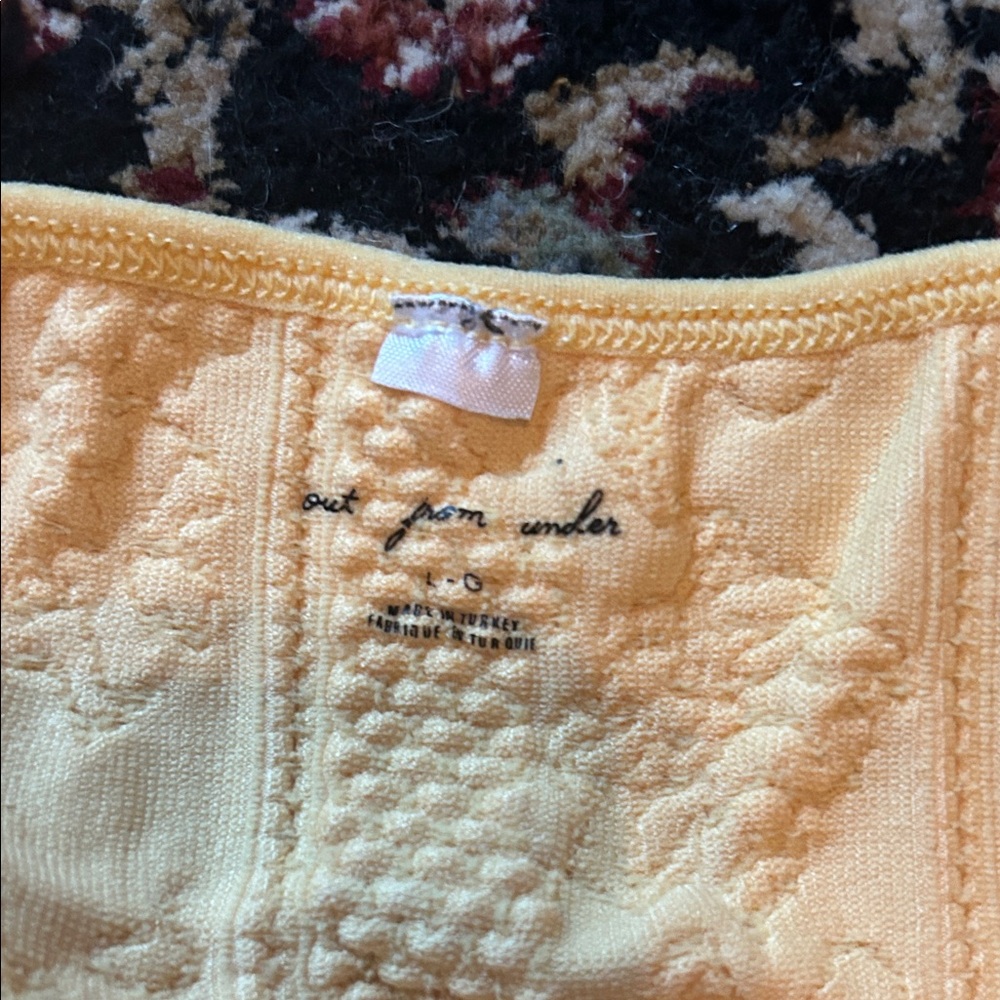 UO Yellow Cami Bra Top - Picture 2 of 3